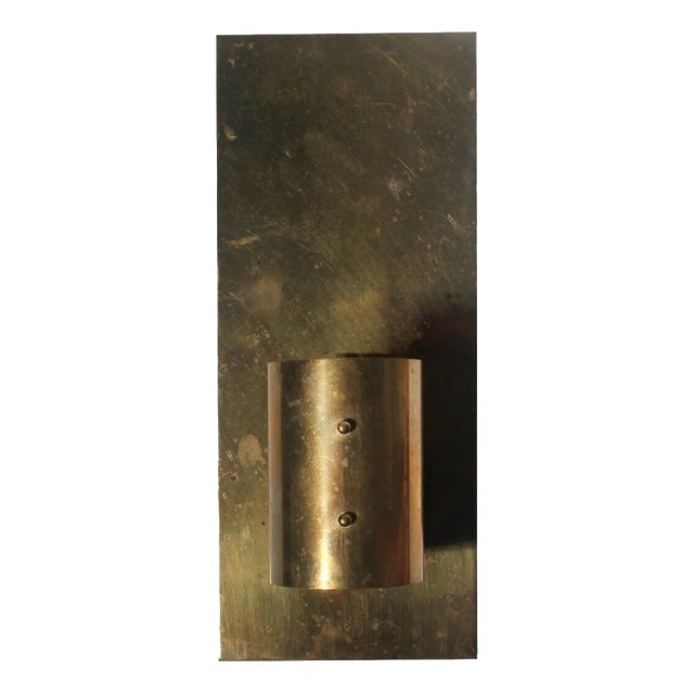 Mid-Century Brass Candle Sconce from Colseth, Norway, 1960 For Sale