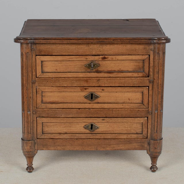 French 19th Century French Louis XVI Style Miniature Sampler Commode For Sale - Image 3 of 9