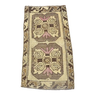 Bohemian Anatolian Floral Carpet For Sale