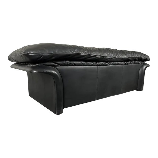 Post Modern Leather Bench For Sale