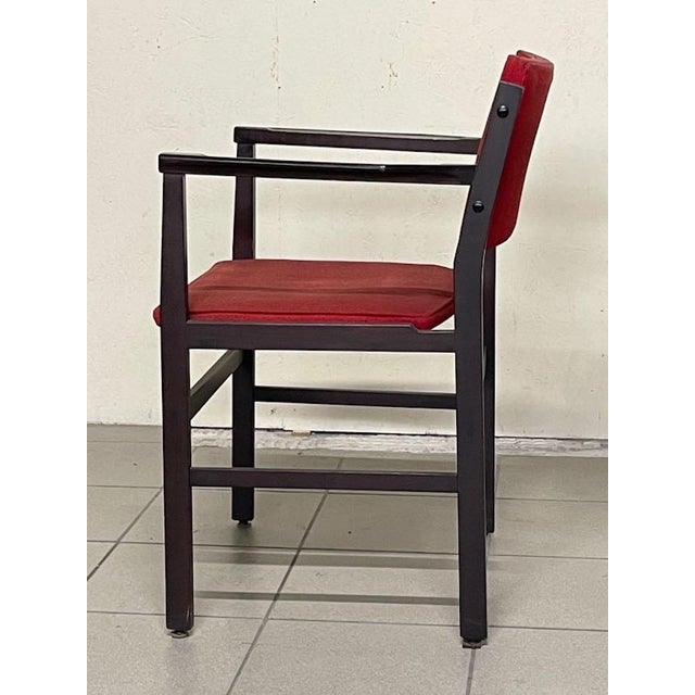 Wood Chairs with Armrests, 1960s, Set of 2 For Sale - Image 7 of 17