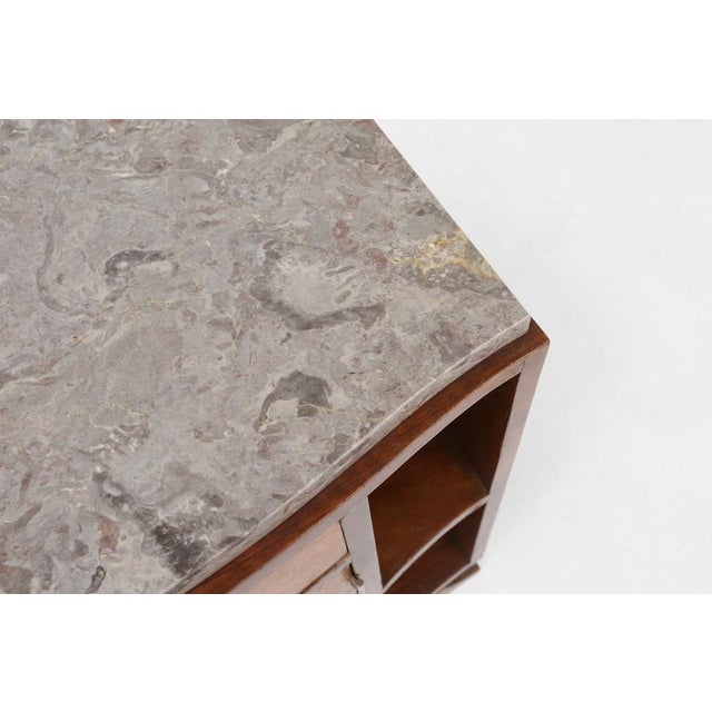 Art Deco Cabinet in Wood with Marble Top, France, 1930s For Sale - Image 11 of 15