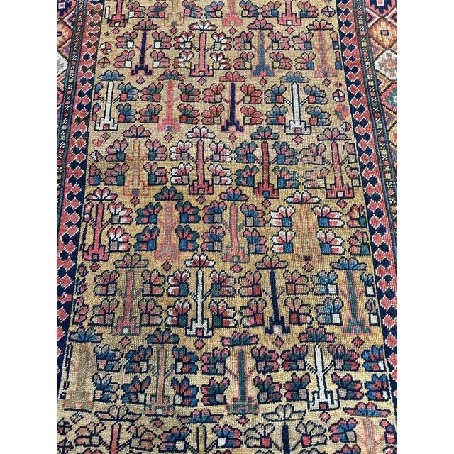Rustic Kurdish Tribal Collectible Rug For Sale - Image 3 of 18