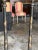2000 - 2009 Vintage Black Lacquer Gold Chinoiserie Wood Floor Lamps a Pair For Sale - Image 5 of 8