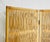 Vintage Rattan Folding Screen Room Divider With Brass Hardware, Organic Modern For Sale - Image 11 of 18