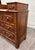 Late 19th Century Antique Victorian Eastlake Burled Wood Marble Inlay Gentleman’s Dresser Commode For Sale - Image 5 of 11