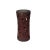 Asian Ceramic Brick Red Cloud Scroll Round Tall Pedestal Table Display Stand For Sale - Image 3 of 8