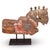 Wood Carved Wooden Horse on Stand, 1940s For Sale - Image 7 of 7
