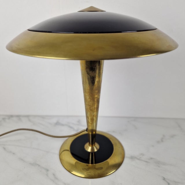 1970s Vintage Table Lamp by Oscar Torlasco for Ecoluce, Italy, 1970s For Sale - Image 5 of 16