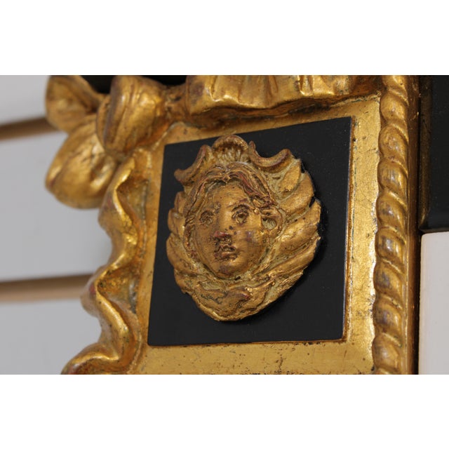 Carvers Guild Whimsical Black & White Checkered Tile Mirror For Sale In Philadelphia - Image 6 of 11