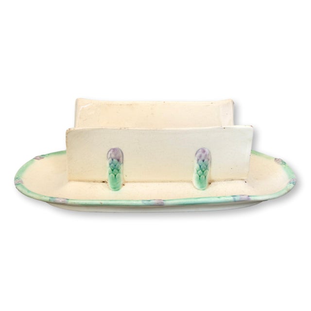 Cream Antique Longchamps French Asparagus Set, 5 Pieces For Sale - Image 8 of 13