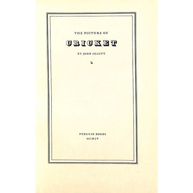 ARLOTT, John [16] pp. Penguin Books 1955 7 1/2" x 5"