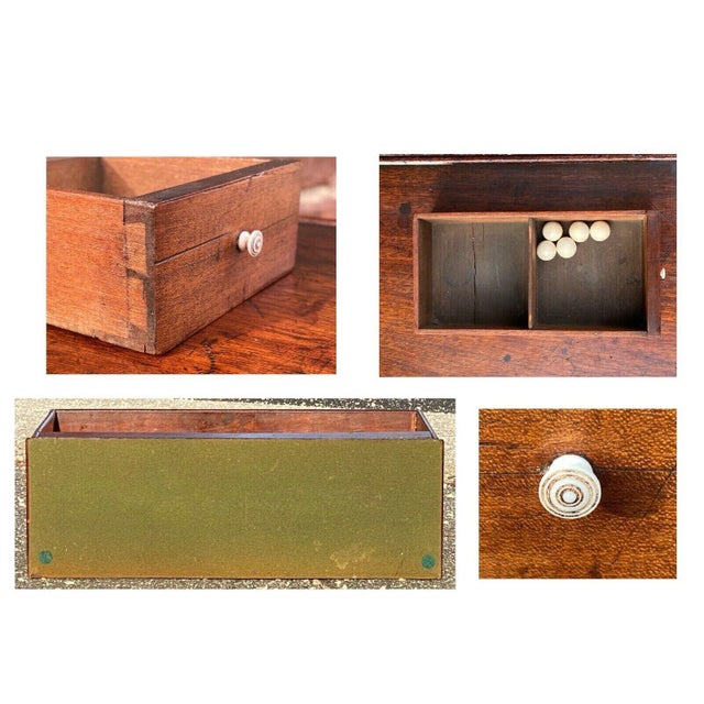 Late 19th Century Antique Victorian Mahogany Ballot Box, Freemason / Oddfellows For Sale - Image 4 of 10