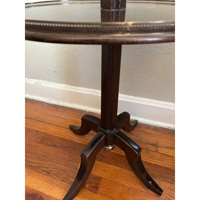 Neoclassical 1990s Neoclassical Frederick Cooper Candlestick Lamp Table For Sale - Image 3 of 12