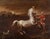 Neapolitan School Artist, Landscapes with Equestrian Scenes, Oil Painting on Canvases, Set of 2 For Sale - Image 5 of 9