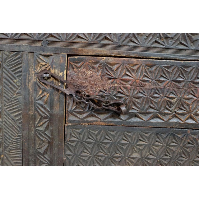 Antique Nomadic Turkmen Yurt Treasure Dowry Chest For Sale - Image 12 of 13