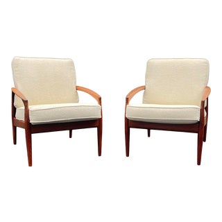 Kai Kristiansen Rosewood Paper Knife Chairs - a Pair For Sale