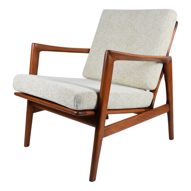 Scandinavian Armchair in Beige, 1960s For Sale