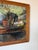Brown 1960s Vintage Turner Still Life Oil on Canvas Painting in Wood Frame For Sale - Image 8 of 12