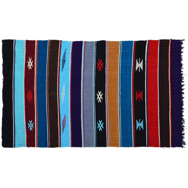 Late 20th Century Moroccan Rug- 2'10'' X 4'10'' For Sale