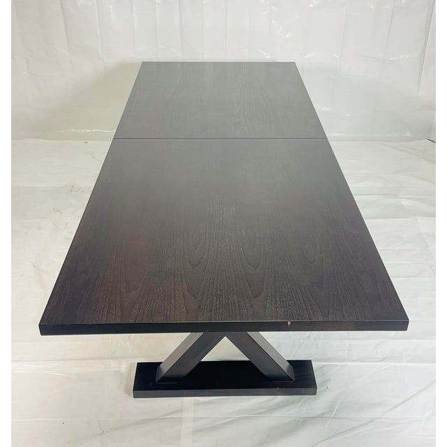 Brown Christian Liaigre “Courier” Solid Oak Dining Table for Holly Hunt, Usa For Sale - Image 8 of 18