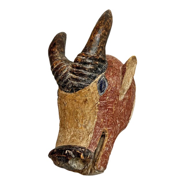 Antique Mangbetu Buffalo Mask For Sale