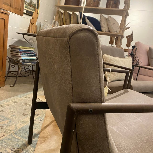 Cisco Brothers Griffin Leather Low Lounge Chairs a Pair Chairish