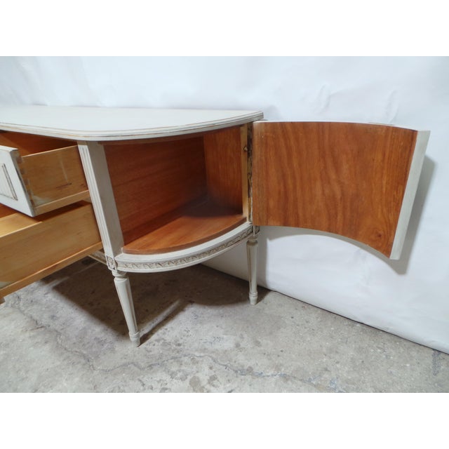 Swedish Gustavian Style 4 Drawer 2 Door Sideboard For Sale In Miami - Image 6 of 12