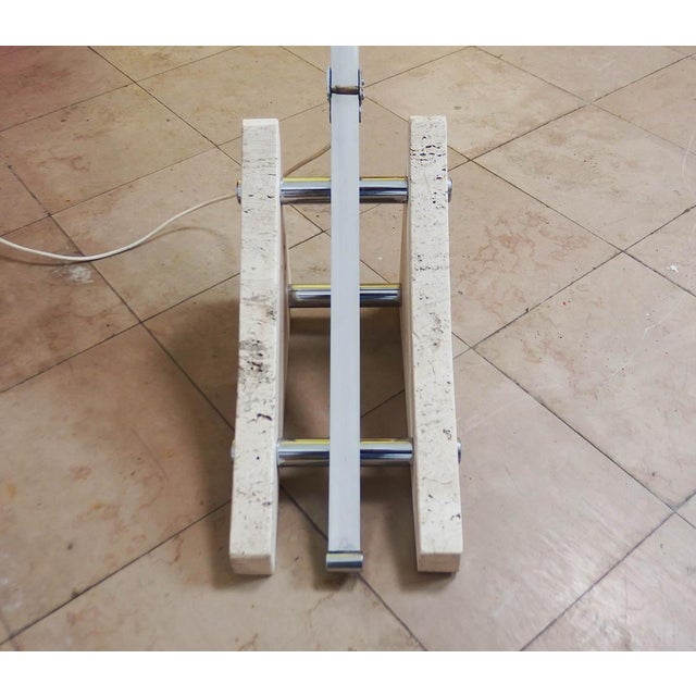 Beige Arc Floor Lamp by Harvey Guzzini, 1960s For Sale - Image 8 of 13