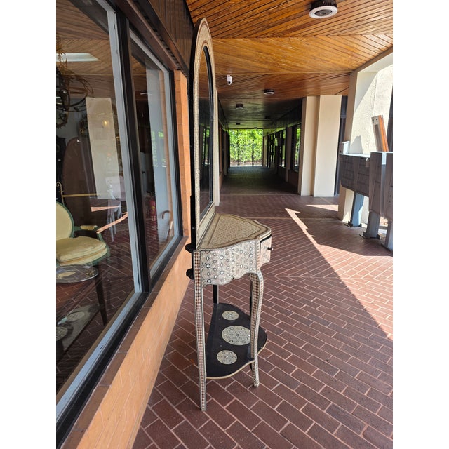 The beauty and craftsmanship of Syrian furniture are renowned worldwide, and one of the finest examples is the mother-of-...