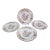 Royal Doulton Ito Smooth E2929 Exotic Song Bird 10 1/4" Dinner Plate Set of 4 For Sale