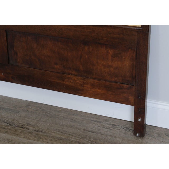 Mid Century Asian Influenced Queen Size Cane Back Headboard Chairish