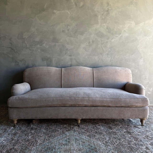 English Modern English Sofa in 100% Hemp Ecorcé With Down Cushion For Sale - Image 3 of 11