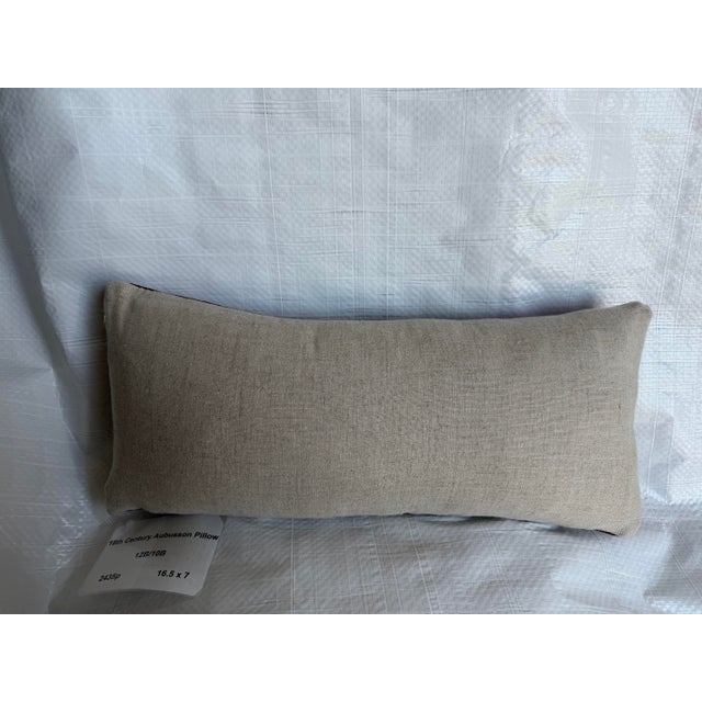 Textile 18th Century French Aubusson Floral Pillow For Sale - Image 7 of 7