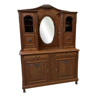 Vintage Art Deco Display Cabinet, 1925 For Sale