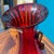 Antique Ruby Red Murano Glass Vase by Vittorio Zecchin for Cappellin, 1920s For Sale - Image 15 of 17