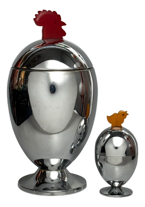 Art Deco Egg Warmers, Germany, 1930s, Set of 2