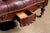 Vintage Humidor Armchair and Rolling Ottoman Set in Burgundy For Sale - Image 11 of 17
