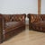 Textile Vintage Chesterfield Sofas, 1920s, Set of 2 For Sale - Image 7 of 12