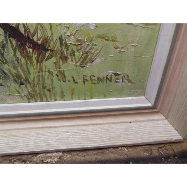 Walter Leslie Fenner, Downland View, 1960s, Oil on Board For Sale - Image 4 of 17