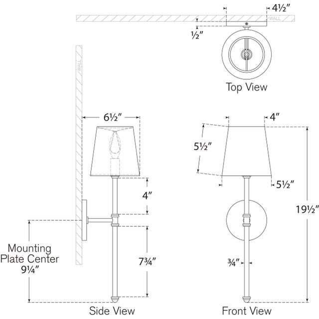 Traditional Suzanne Kasler for Visual Comfort Signature Camille Sconce in Hand-Rubbed Antique Brass with Linen Shade For Sale - Image 3 of 5