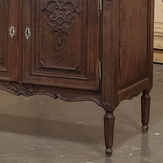 19th Century Liègeoise Louis XVI Style Solid Oak Secrétaire For Sale - Image 9 of 18