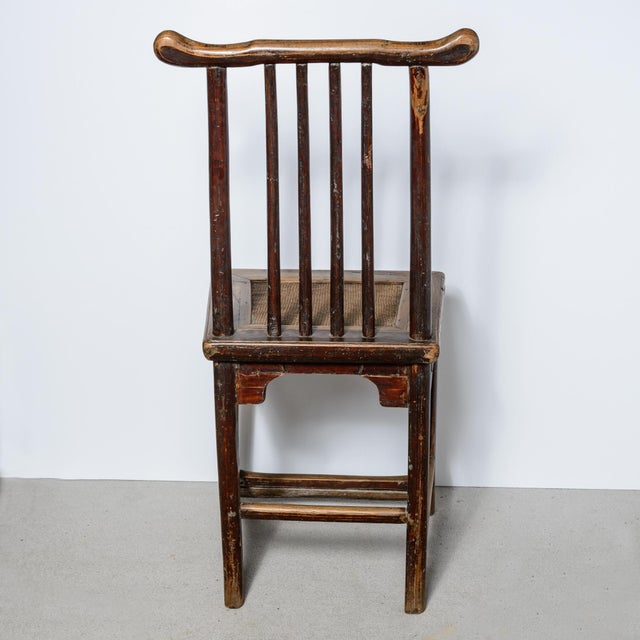 Chinese Chinese Elmwood Chairs Late Qing Dynasty , C. 1880–1900, a-Pair For Sale - Image 3 of 15