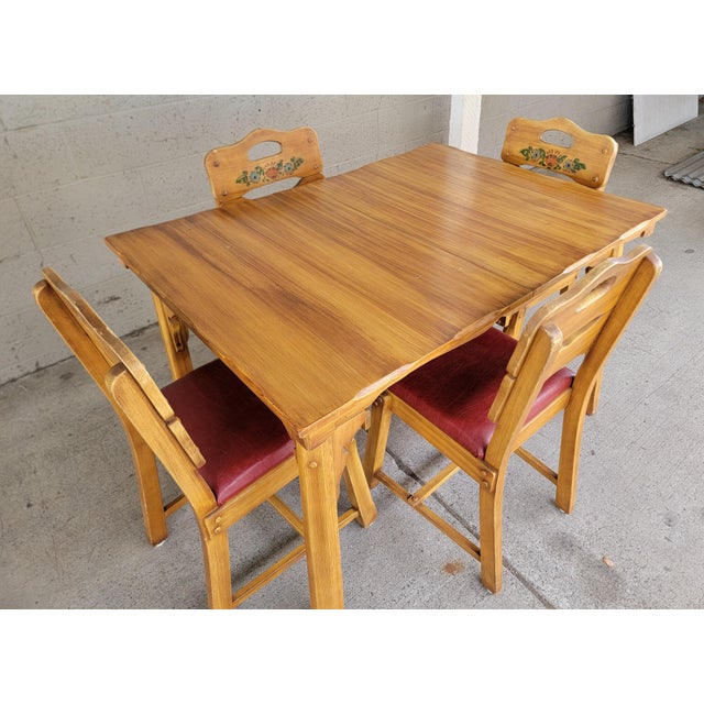 Coronado Furniture California Rancho Monterey Style Dining Set 1930's For Sale - Image 4 of 18