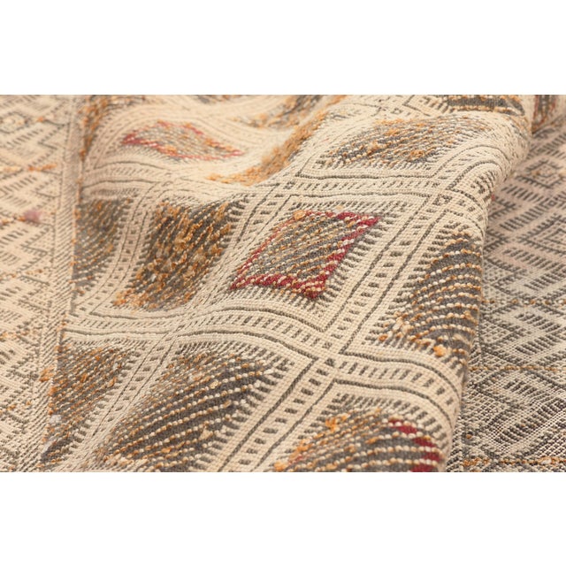 Vintage Zemmour Moroccan Kilim Rug, 03'02 X 24'03 For Sale In Dallas - Image 6 of 10
