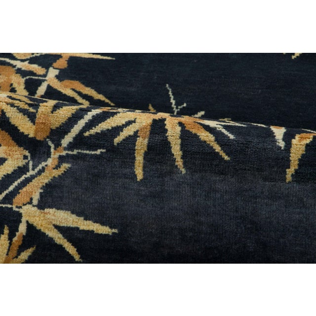 Late 20th Century Contemporary Chinese Deco Style Bamboo Wool Rug by Rug & Kilim For Sale - Image 5 of 8
