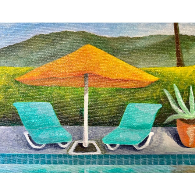 Who doesnt want to sit by a beautiful pool under a palm tree in lovely Palm Springs! Here it is!