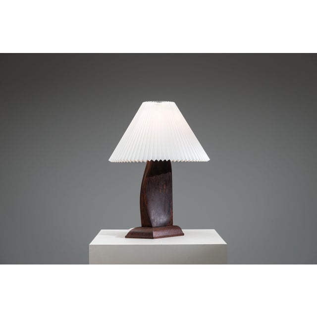 Large Mid-Century Rosewood Table Lamp, 1960s For Sale - Image 6 of 15