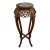 Antique Chinese Carved Inset Marble Pedestal For Sale