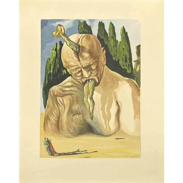 Salvador Dalí, Logicial Devil, Woodcut, 1963 For Sale - Image 4 of 4